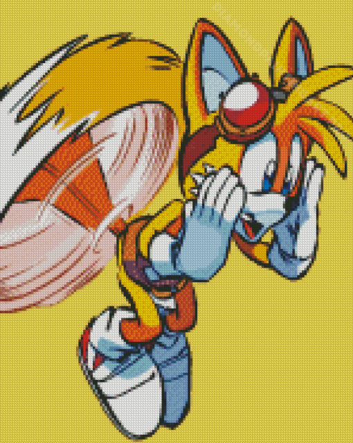 Tails Sonic The Hedgehog Diamond Painting