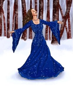 The Dancing Snow Diamond Painting