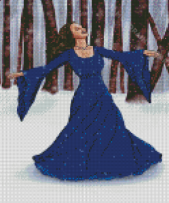 The Dancing Snow Diamond Painting