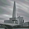 The Shard In Black And White Diamond Painting