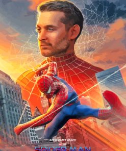 Tobey Maguire Spider Man Movie Poster Diamond Painting