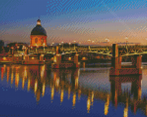 Toulouse Pont Saint Pierre Diamond Painting