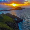 UK Island Worms Head Diamond Painting