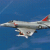 US Navy Douglas A4 Skyhawk Diamond Painting