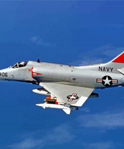 US Navy Douglas A4 Skyhawk Diamond Painting