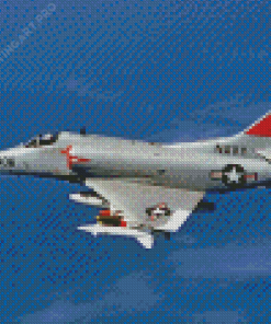 US Navy Douglas A4 Skyhawk Diamond Painting