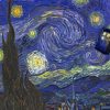 Van Gogh Tardis Starry Night Diamond Painting