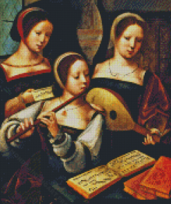 Vintage Women musicians Diamond Painting