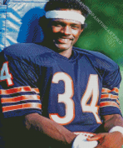 Walter Payton Diamond Painting