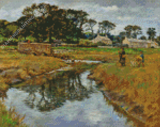 Where The River Bends Stanhope Forbes Diamond Painting