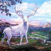 White Deer Art Diamond Painting