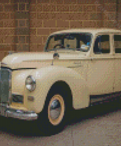 White Humber Pullman Limousine Diamond Painting