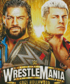 Wrestlemania Diamond Painting