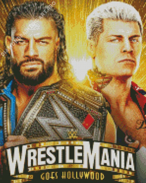 Wrestlemania Diamond Painting