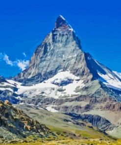 Zermatt Mountain Switzerland Diamond Painting