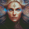 Aesthetic Blonde Angel Diamond Painting