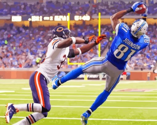 Aesthetic Calvin Johnson Diamond Painting