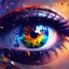 Aesthetic Colourful Eye Diamond Painting