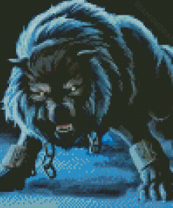 Aesthetic Fenrir Diamond Painting