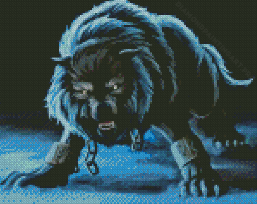 Aesthetic Fenrir Diamond Painting