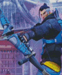 Aesthetic Hanzo Diamond Painting