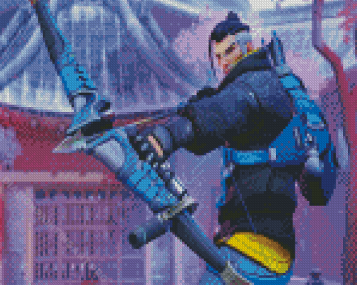 Aesthetic Hanzo Diamond Painting