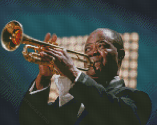 Aesthetic Louis Armstrong Diamond Painting