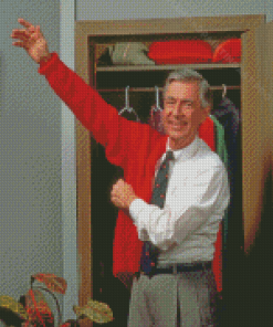 Aesthetic Mister Rogers Diamond Painting