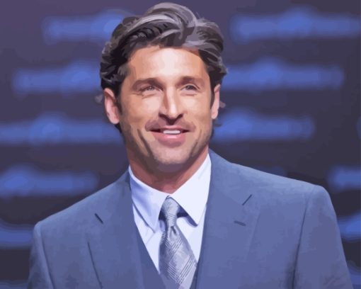 Aesthetic Patrick Dempsey Diamond Painting