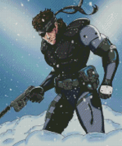 Aesthetic Solid Snake Diamond Painting