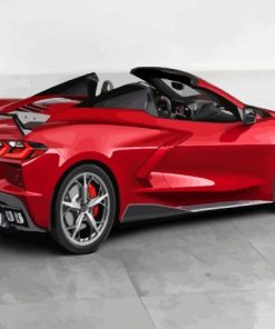 Aesthetic C8 Convertible Corvette Diamond Painting