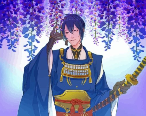 Aesthetic Mikazuki Munechika Diamond Painting