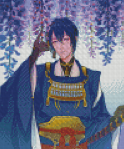 Aesthetic Mikazuki Munechika Diamond Painting