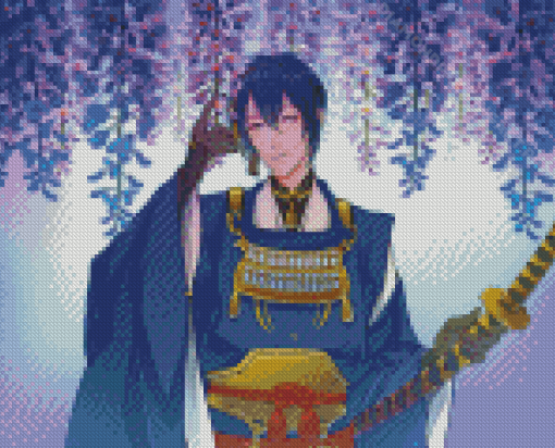 Aesthetic Mikazuki Munechika Diamond Painting