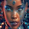 African Young Lady Diamond Painting