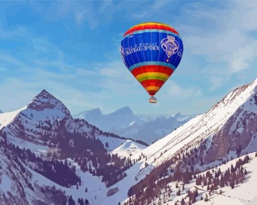 Alps Balloon Diamond Painting