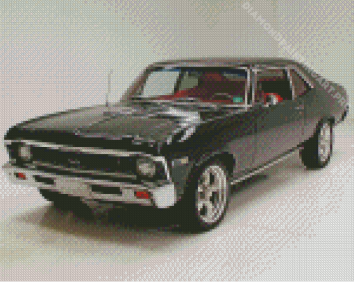 Black Nova Chevy Diamond Painting