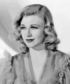 Black And White Ginger Rogers Diamond Painting