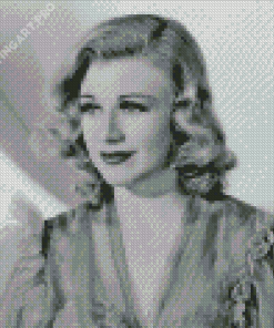 Black And White Ginger Rogers Diamond Painting