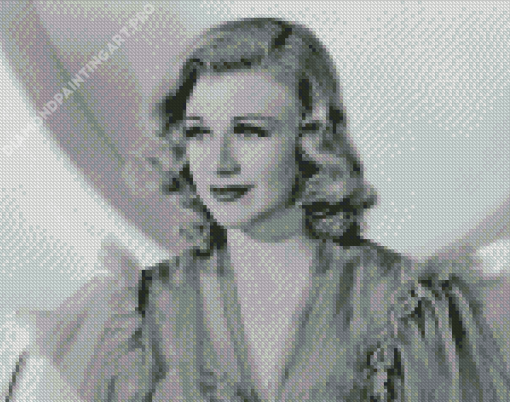 Black And White Ginger Rogers Diamond Painting