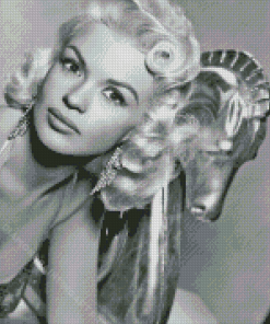 Black And White Jayne Mansfield Diamond Painting