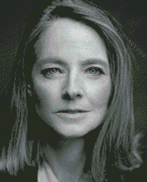 Black And White Jodie Foster Diamond Painting