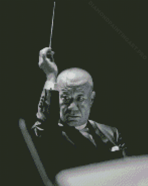 Black And White Joe Hisaishi Diamond Painting