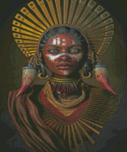 Black Women Fantasy Art Diamond Painting