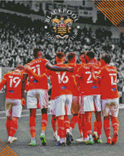 Blackpool Football Club Team Diamond Painting