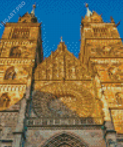 Chiesa Di San Lorenzo Church Nuremberg Germany Diamond Painting