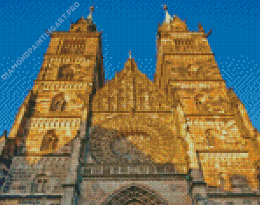 Chiesa Di San Lorenzo Church Nuremberg Germany Diamond Painting