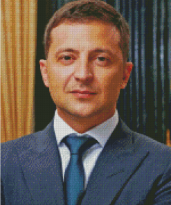 Classy Volodymyr Zelenskyy Diamond Painting