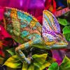 Colorful Cameleon Diamond Painting