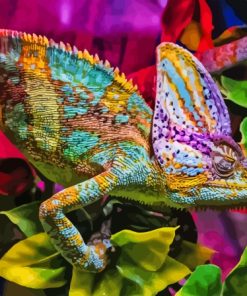 Colorful Cameleon Diamond Painting